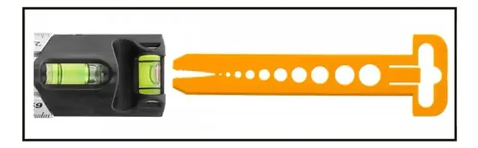 Regla Con Nivel De Burbuja Ingco 60 Cm Hsr36003 Multiuso 3