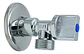 Llave Angular He-he 1/2 Con Accesorio Pared Taumm - Miniatura 1