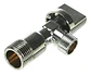 Llave Angular He-he 1/2 Con Accesorio Pared Taumm - Miniatura 3
