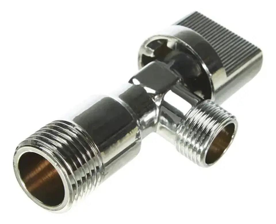 Llave Angular He-he 1/2 Con Accesorio Pared Taumm 3