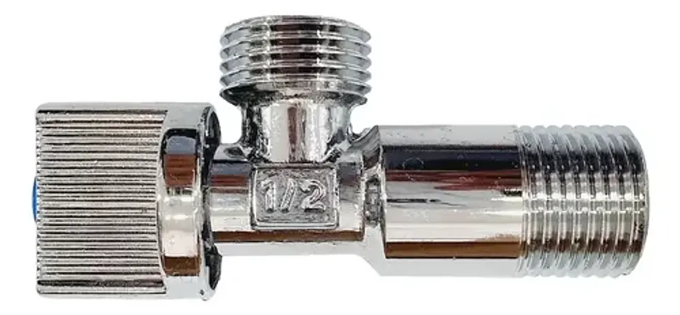 Llave Angular He-he 1/2 Con Accesorio Pared Taumm 4