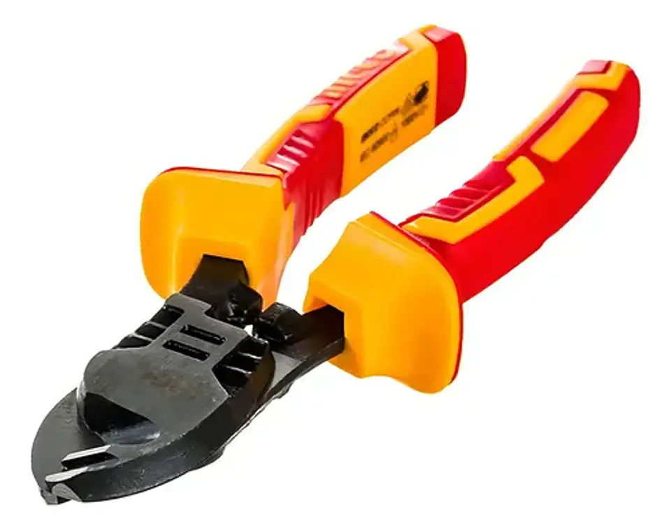 Alicate Corta Cable Aislado 1000v 6 Pulgadas 160mm Ingco Color Amarillo Y Rojo 4
