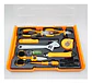 Caja Organizadora De Herramientas + 29 Herramientas Ingco Amarillo Naranja Claro - Miniatura 2