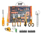 Caja Organizadora De Herramientas + 29 Herramientas Ingco Amarillo Naranja Claro - Miniatura 6
