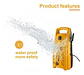 Hidrolavadora De Alta Presión 130bar 1900psi 1400w 5.5l/min + Manguera Alta Presión 5m Naranja 50 Hz/60 Hz - Miniatura 4