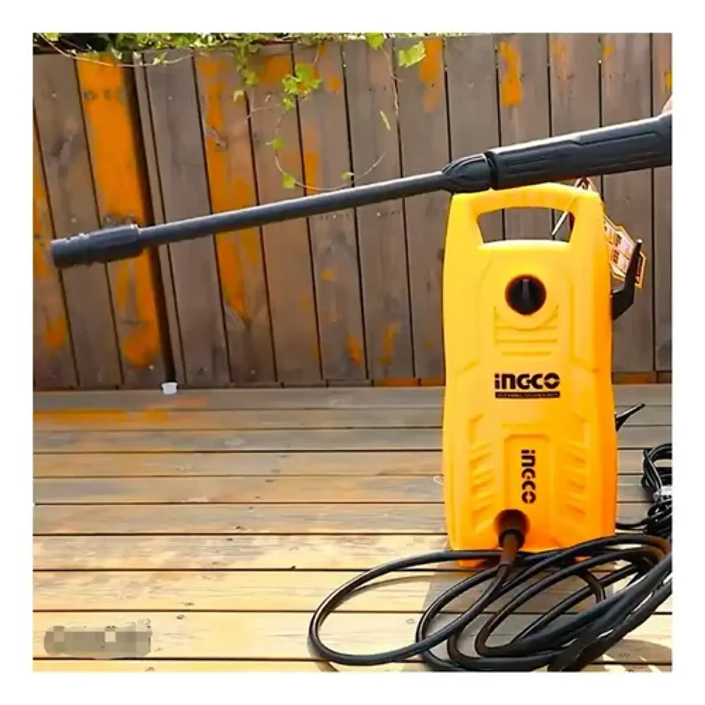 Hidrolavadora De Alta Presión 130bar 1900psi 1400w 5.5l/min + Manguera Alta Presión 5m Naranja 50 Hz/60 Hz 6