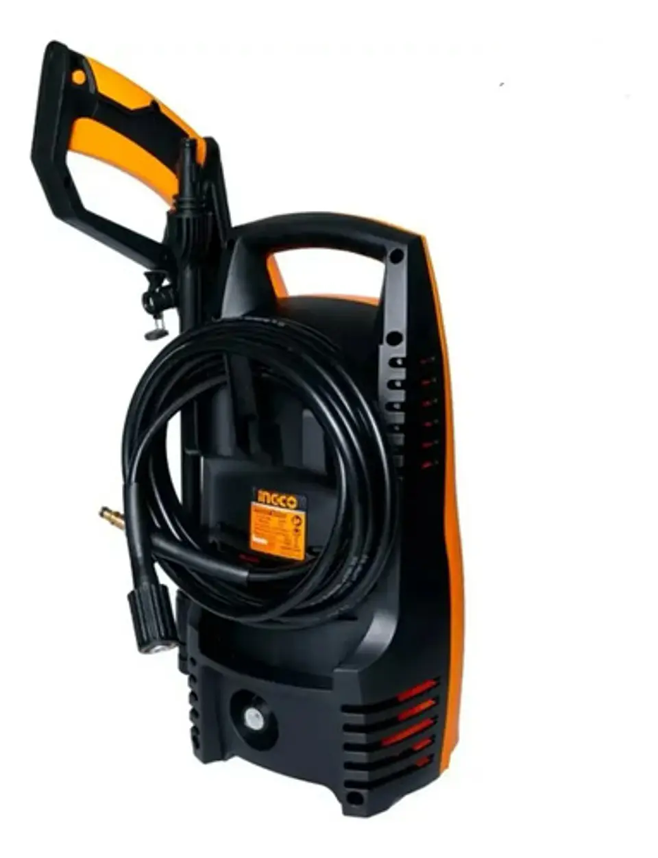 Hidrolavadora De Alta Presión 130bar 1900psi 1400w 5.5l/min + Manguera Alta Presión 5m Naranja 50 Hz/60 Hz 7