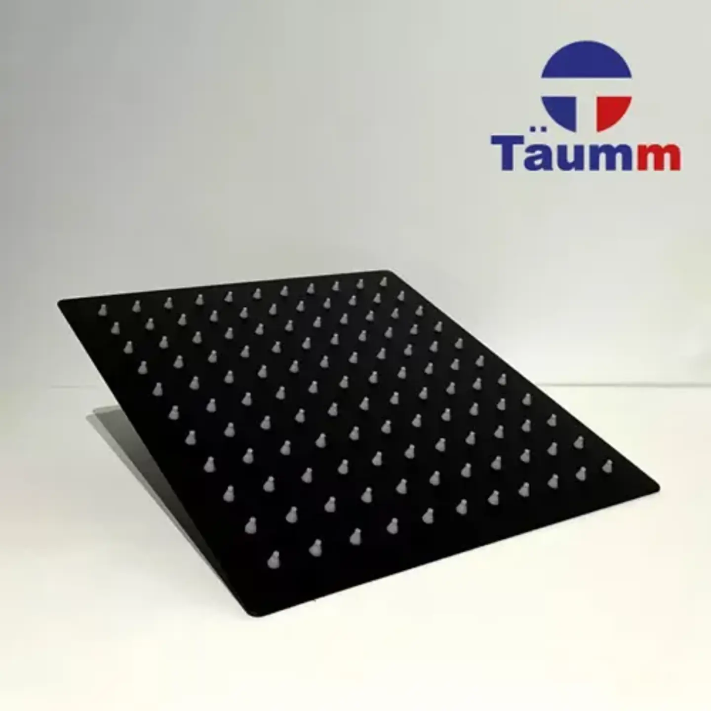 Plato Para Ducha Cuadrado 25 Cm Schwarz Taumm Negro Mate 7