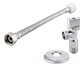Kit Flexible 35cm Con Llave Angular 1/2 * 15/16 Taumm - Miniatura 1