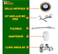 Kit Anclaje Wc Antifuga Admisión Taumm Instalación Baño - Miniatura 4