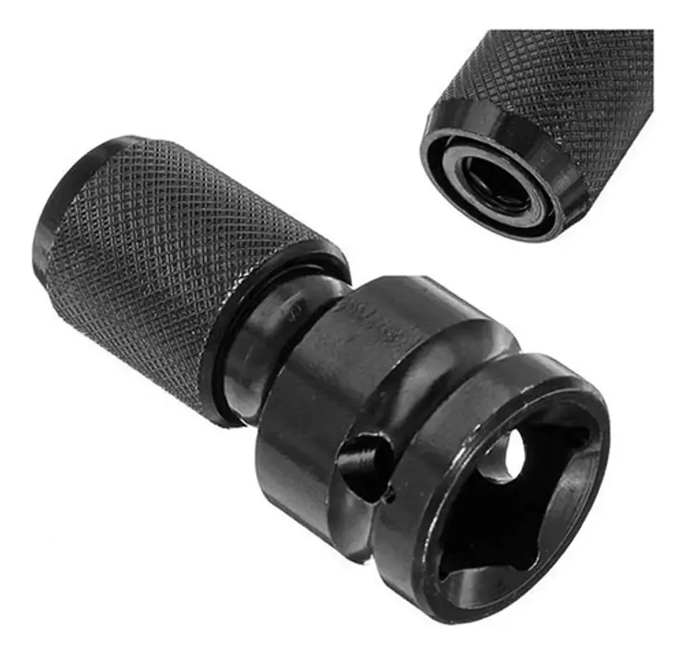 Adaptador De Impacto 1/2 Pulgad A Punta Hexagonal 1/4 Torden 10