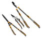 Set Tijeras De Poda Reforzadas Telescopica Jardin Ingco Color Naranja - Miniatura 1