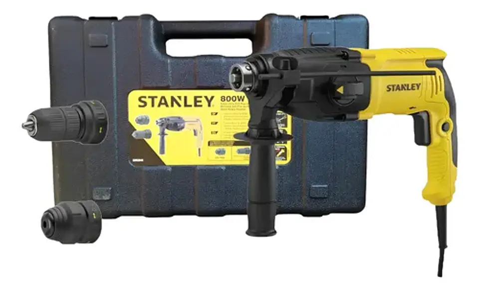 Rotomartillo Electroneumático Stanley Shr264k Amarillo Y Negro Frecuencia De 50hz Con 800w De Potencia Amarillo/negro 50 Hz 1