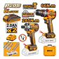 Kit de Herramientas Inalámbricas Ingco CKLI20277 con Taladro Percutor y Atornillador de Impacto - Miniatura 2
