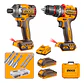 Kit de Herramientas Inalámbricas Ingco CKLI20277 con Taladro Percutor y Atornillador de Impacto - Miniatura 10