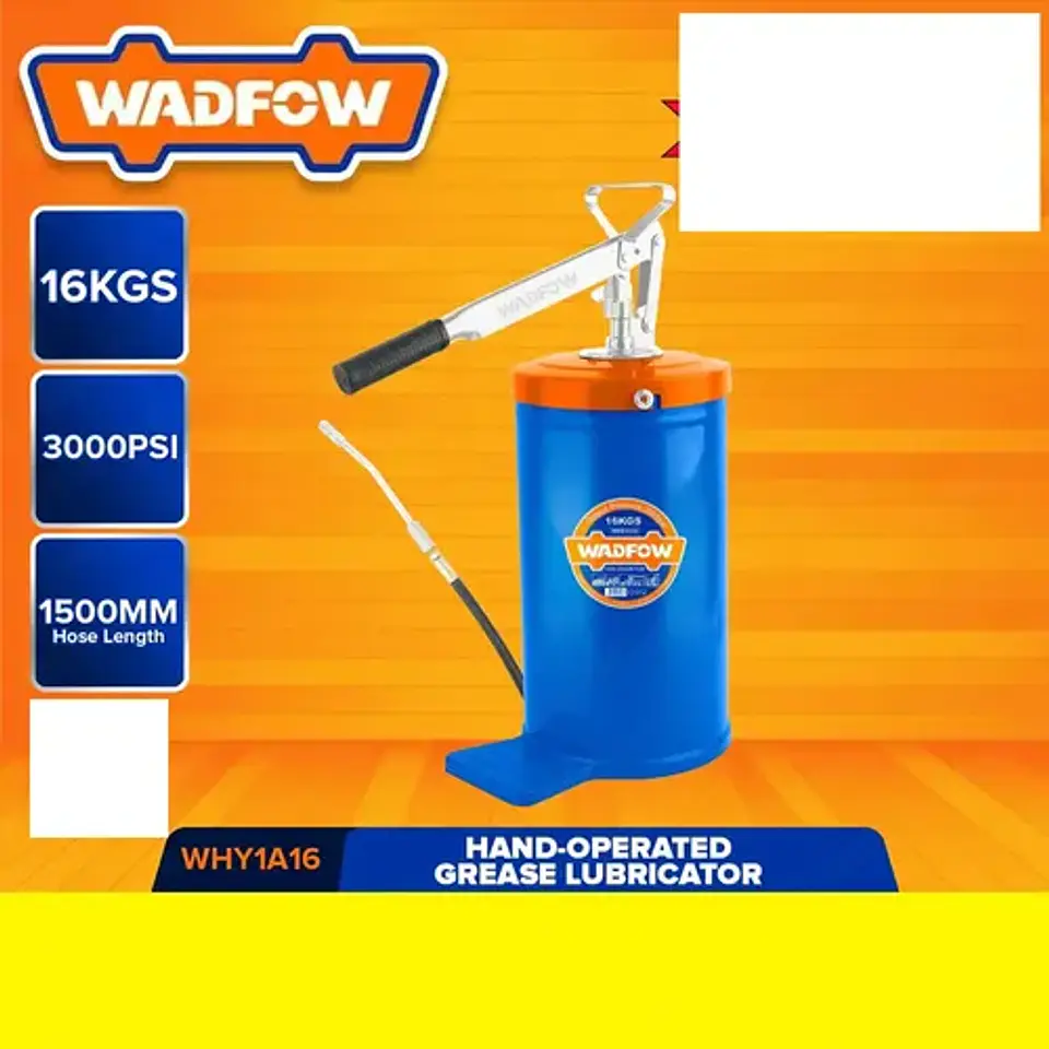 Lubricador De Grasa Manual 16 Kg Wadfow Engrasadora Manivela 8
