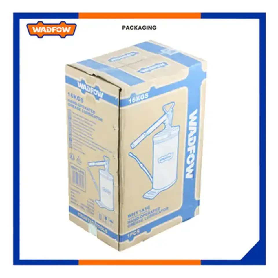 Lubricador De Grasa Manual 16 Kg Wadfow Engrasadora Manivela 10