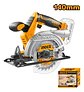 Sierra Circular Inalambrica Ingco 20v 140 Mm Indus Csli1401 - Miniatura 2