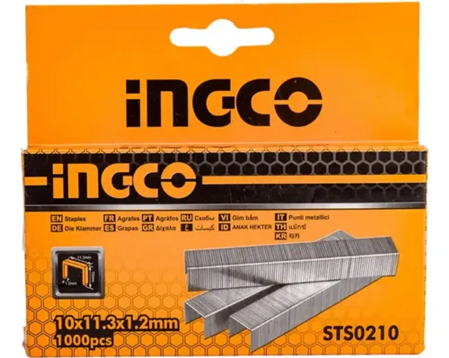 Grapas Grampas 10x1.2mm 1000 Und Ingco Para Hsg1404 Hsg1405 5
