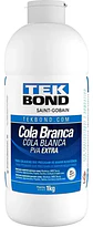 Pegamento Cola Fria Pva Blanco Tekbond 1 Kg Madera Papel Mdf - Miniatura 2
