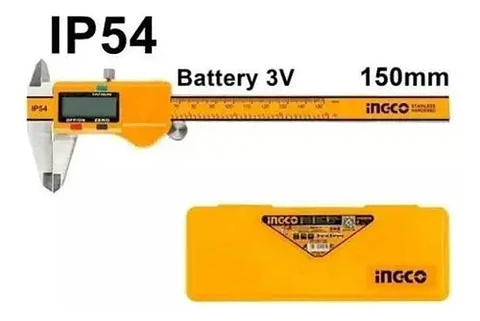 Pie De Metro Calibrador Digital 150mm Ingco Ip54 Hdcd28150