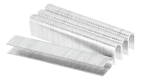 Grampas U P/ Engrampadora 10mm X 1000 Pcs Ingco Sts0412 Color Plateado