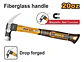 Martillo Carpintero Magnetico Mango Fv 560gr 20oz Ingco - Miniatura 4