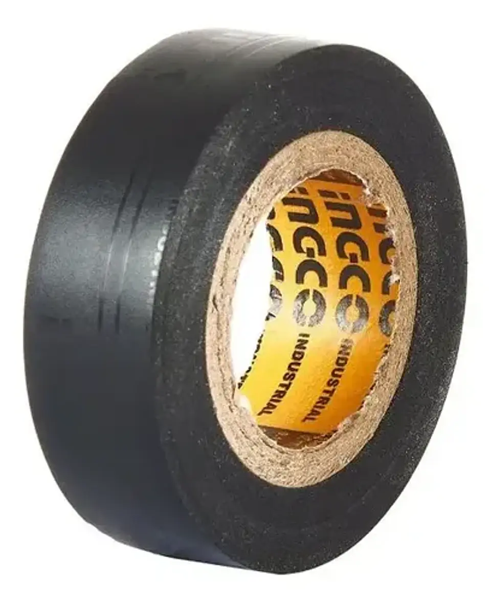 Set Cinta Aisladora Pvc 10 Piezas Negra 18mm X 9.5mt Ingco 2