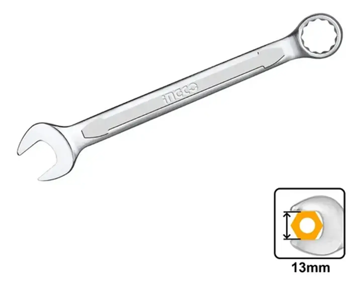 Llave Combinada Punta Corona 13 Mm X 171 Mm Ingco Hcspa131 6