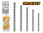 Set Brocas Para Concreto Cemento Ladrillo 5 Pz 4-10 Mm Ingco - Miniatura 2