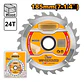 Disco Sierra Circular Madera 24t 185mm 7 1/4 Ingco Tsb118511 - Miniatura 2