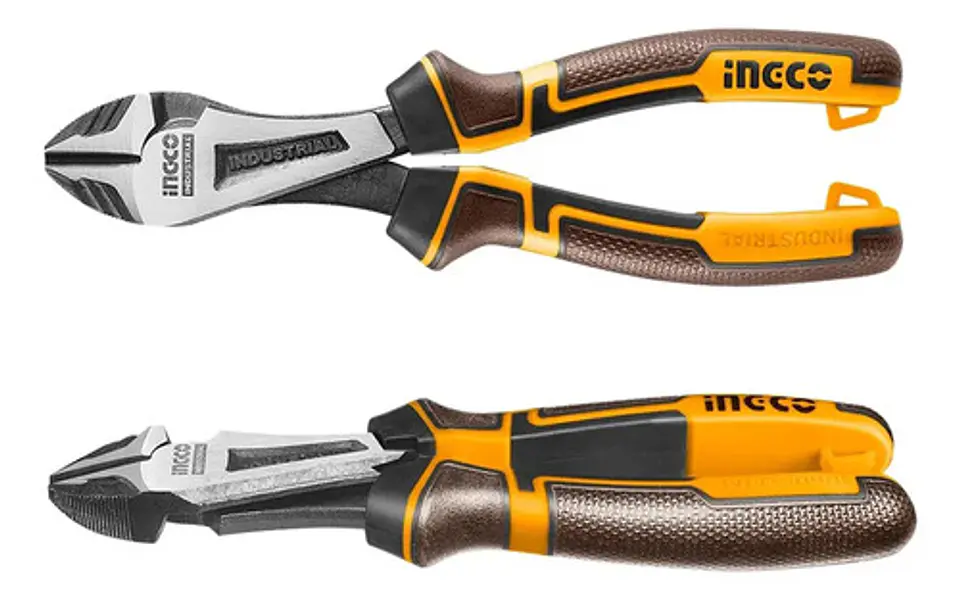 Alicate Corte Diagonal 180mm/7 Industrial Ingco Hhhdcp28180 Negro 1