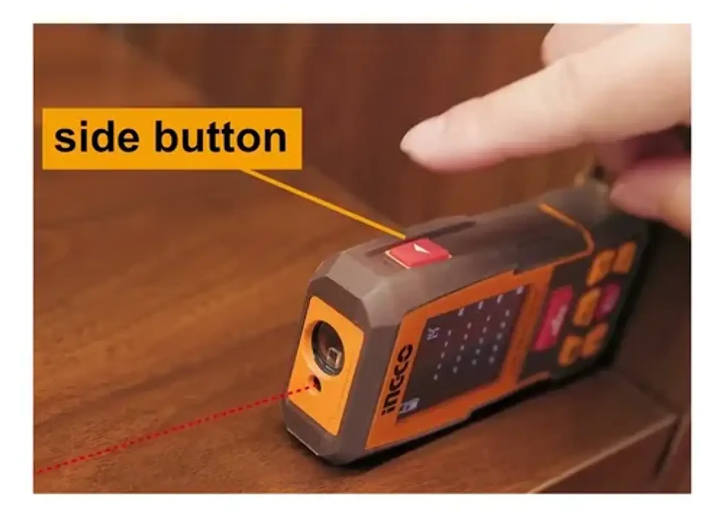 Medidor De Distancia Laser Industrial 85m Ingco Hldd07085 5