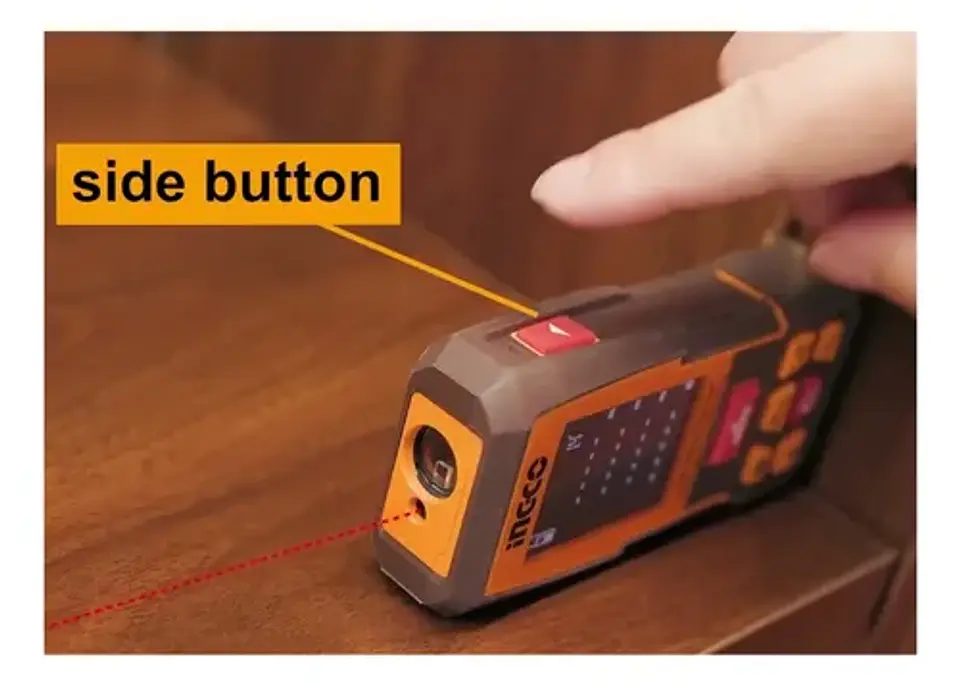 Medidor De Distancia Laser Industrial 85m Ingco Hldd07085 5