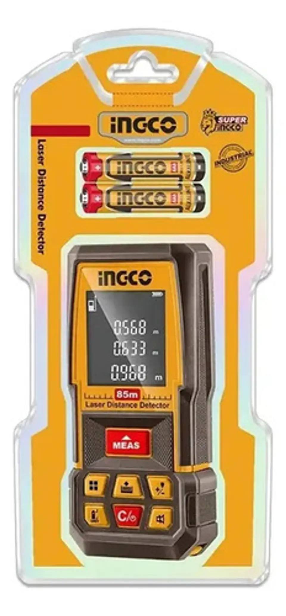 Medidor De Distancia Laser Industrial 85m Ingco Hldd07085 7