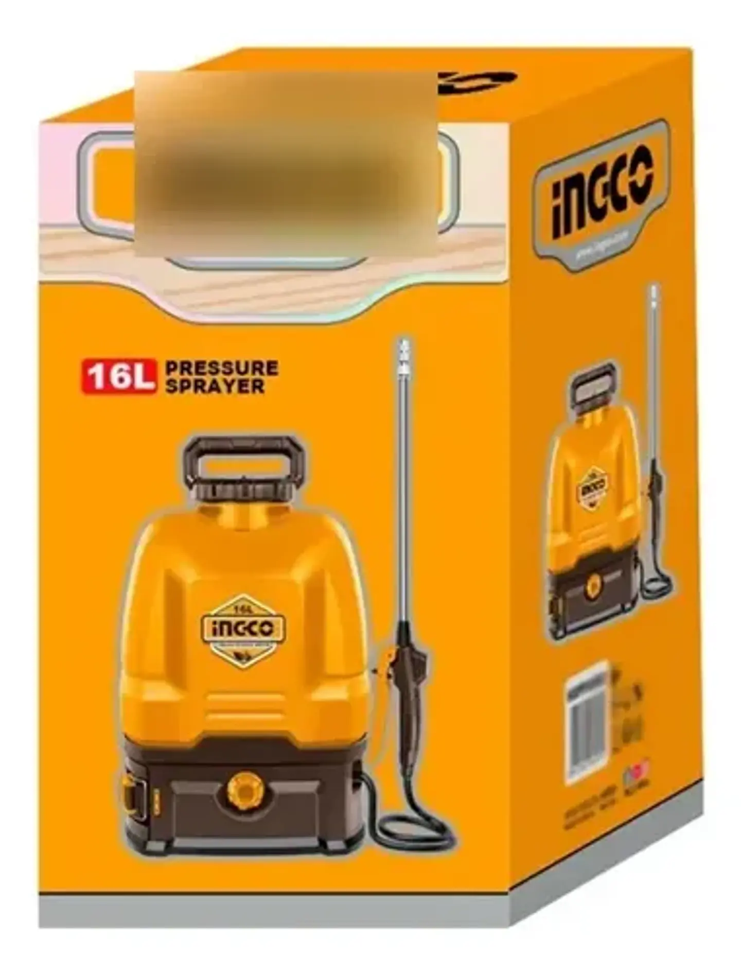 Pulverizador Mochila Inalambrico 20v 16 Lt Ingco Cspli2016 Marrón Oscuro 6