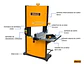 Sierra De Banda Industrial Sin Fin 350w Velocidad De Corte De 11.6m/s Ingco Bas3502 Amarillo 50 Hz - Miniatura 5