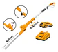 Cortaseto Podador De Altura Pertiga 20v 460mm Ingco Bat+carg - Miniatura 2