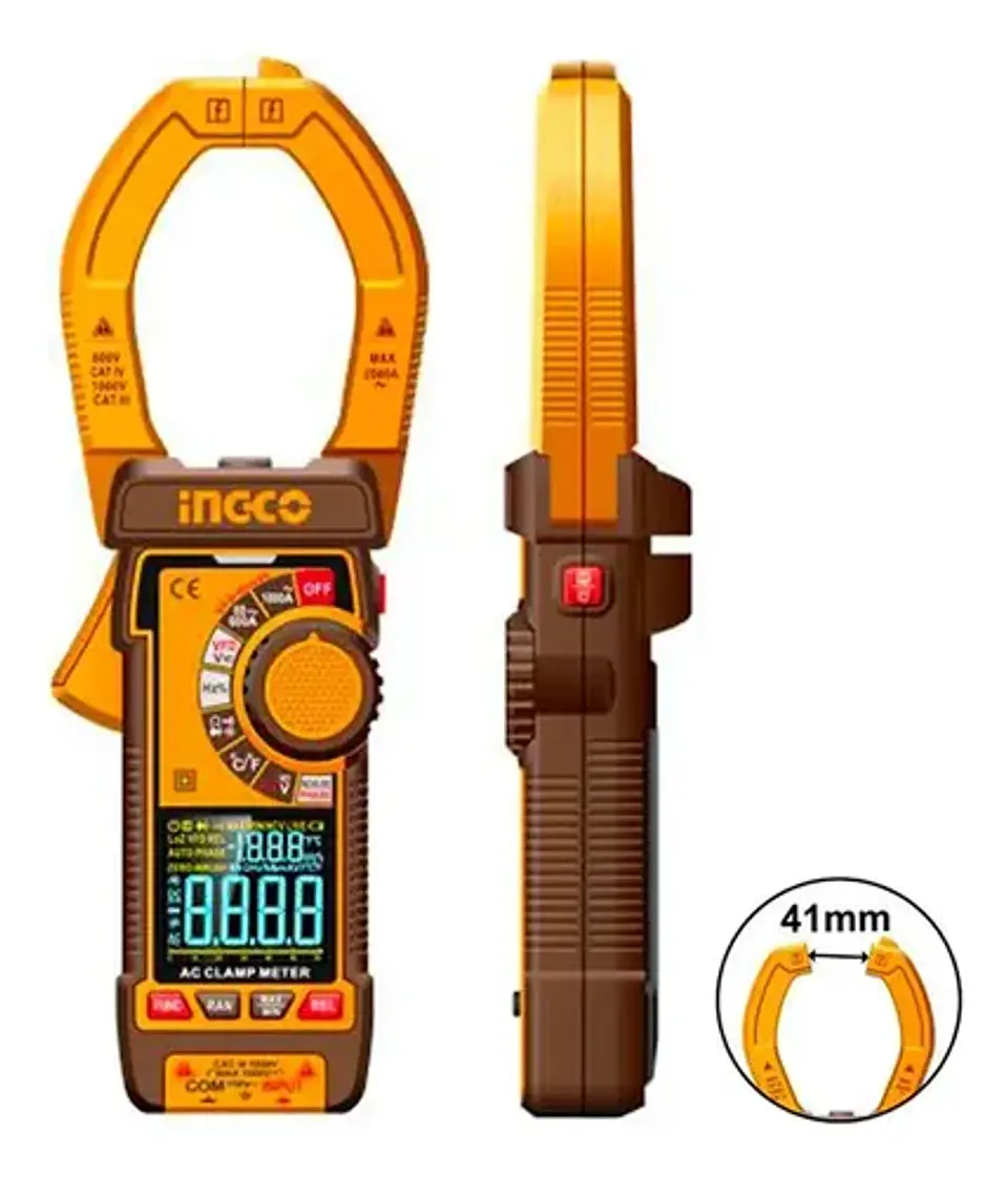 Tester Tenaza Pinza Amperimetro Multimetro Digital 1000a Ing 2