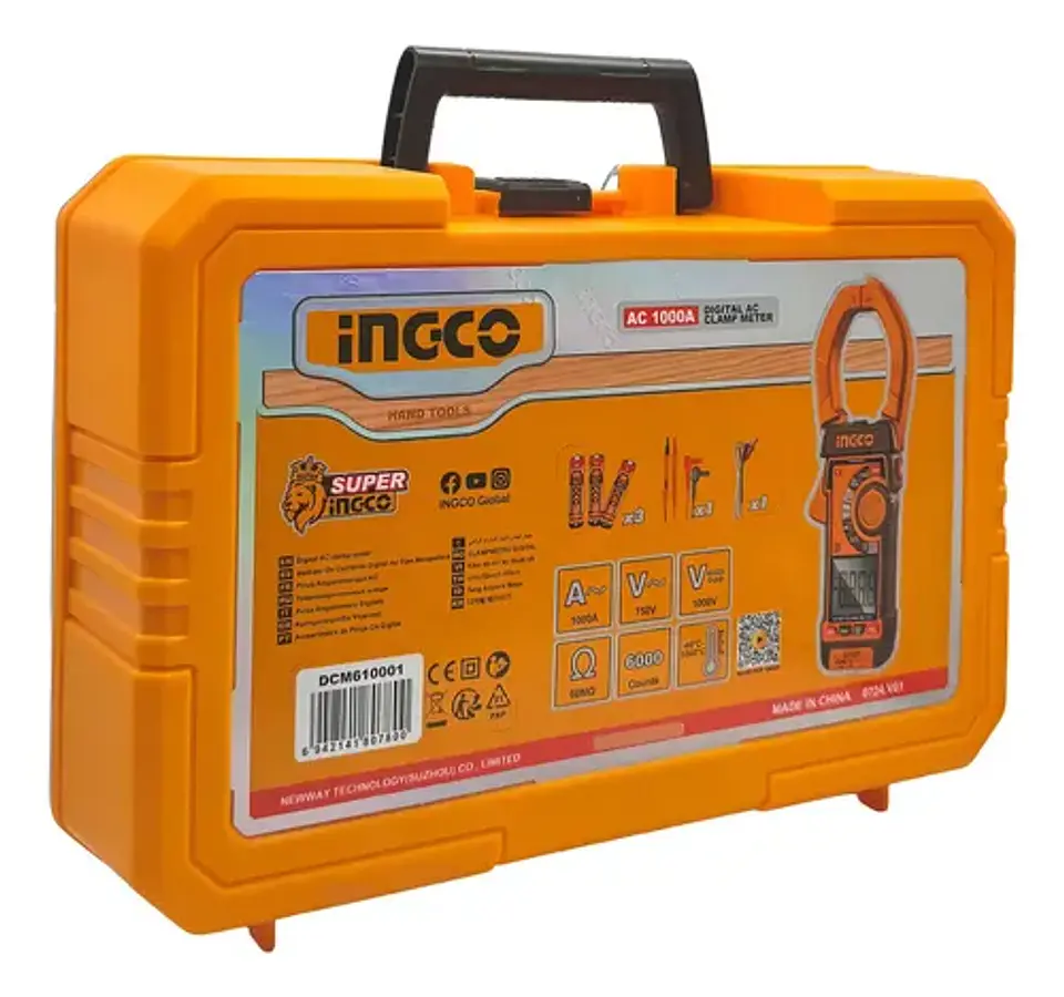 Tester Tenaza Pinza Amperimetro Multimetro Digital 1000a Ing 7