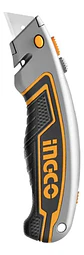 Cuchillo Cartonero Retráctil Ingco + 6 Repuestos Sk5 - Miniatura 3