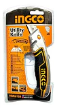 Cuchillo Cartonero Retráctil Ingco + 6 Repuestos Sk5 - Miniatura 6