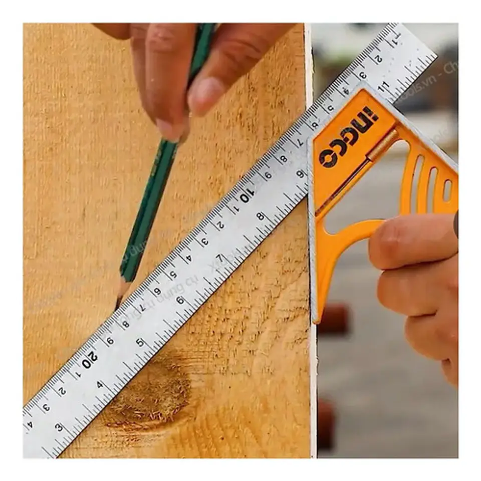 Escuadra De Combinación Magnética Ingco 300mm Naranja 6