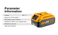Batería De Litio 20v 4ah Para Herramientas Ingco P20s - Miniatura 3