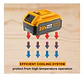 Batería De Litio 20v 4ah Para Herramientas Ingco P20s - Miniatura 5