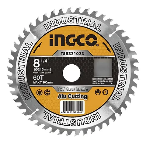 Disco De Sierra Circular Para Aluminio 210mm-8.1/4 Ingco