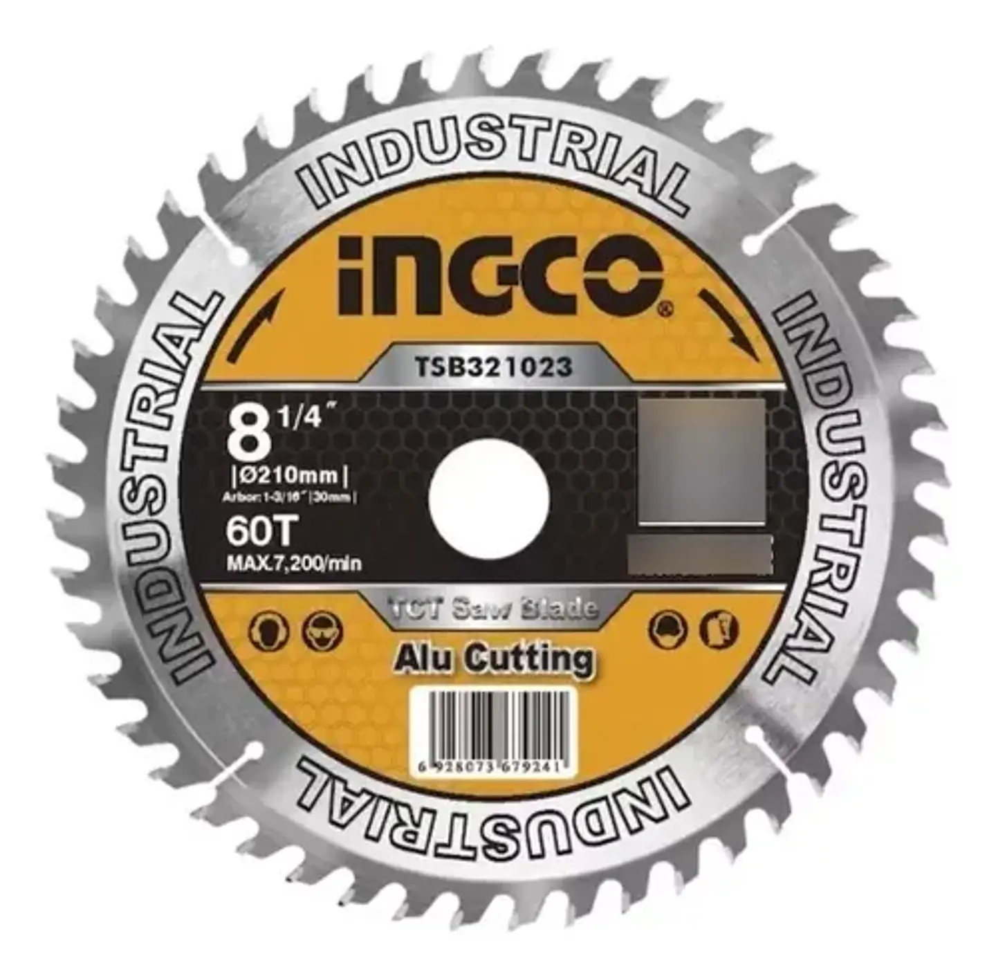 Disco De Sierra Circular Para Aluminio 210mm-8.1/4 Ingco 3