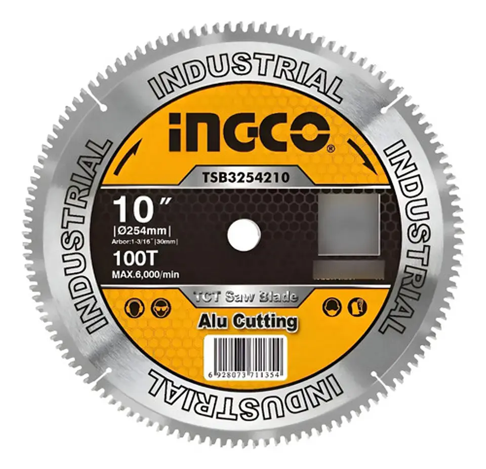 Disco De Sierra Ingleteadora Industrial Ingco 100t 10 Pulgad 2