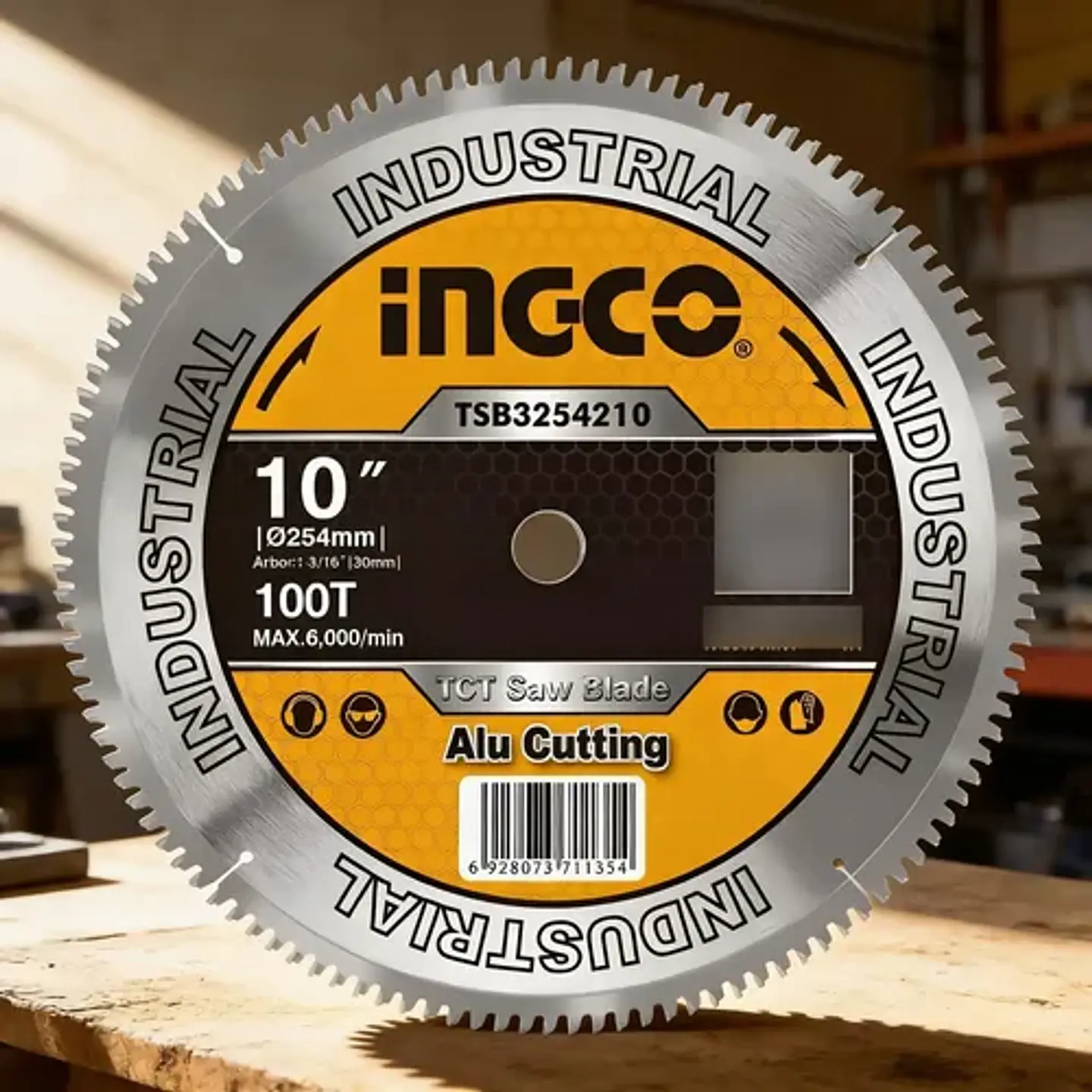 Disco De Sierra Ingleteadora Industrial Ingco 100t 10 Pulgad 4