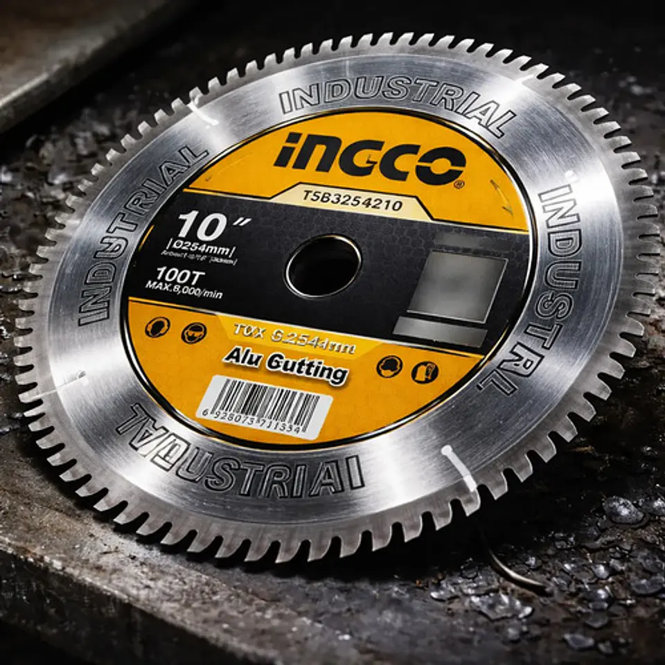 Disco De Sierra Ingleteadora Industrial Ingco 100t 10 Pulgad 5